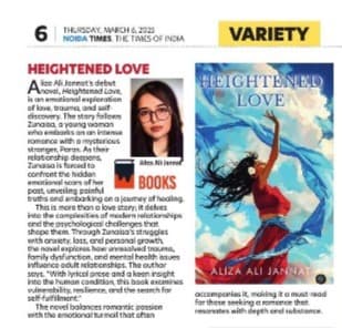 Newspaper feature of a BlueRose author 4