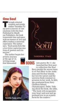 Newspaper feature of a BlueRose author 3