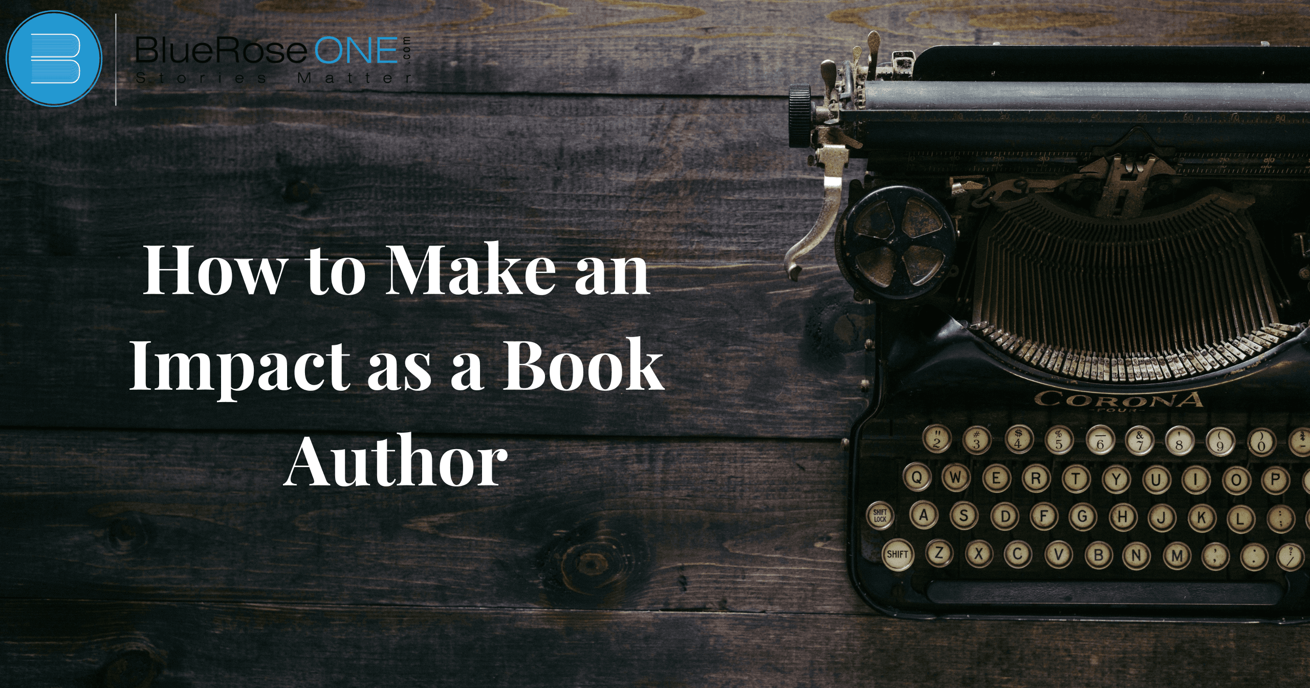 How to make an impact as a book author