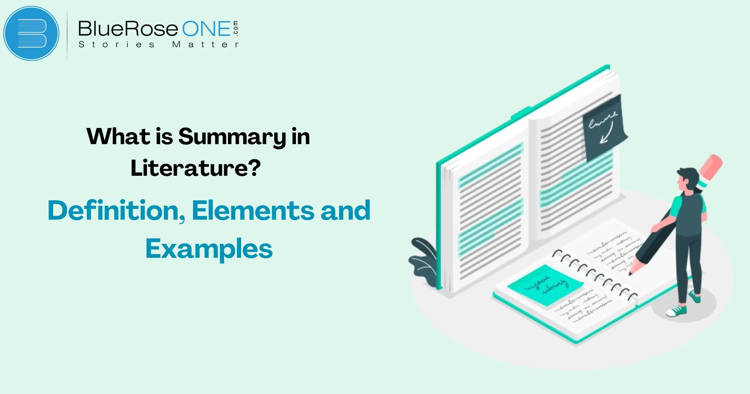 What is summary in literature