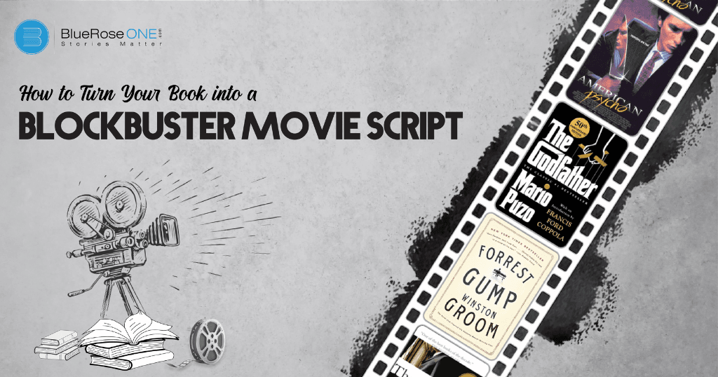 How to turn your book into a blockbuster movie - create and design your pitch deck now with blueroseone.com