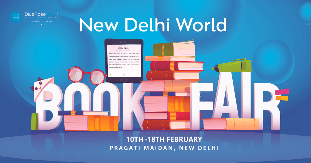 new delhi world book fair 2024 - publish your book now with blueroseone.com