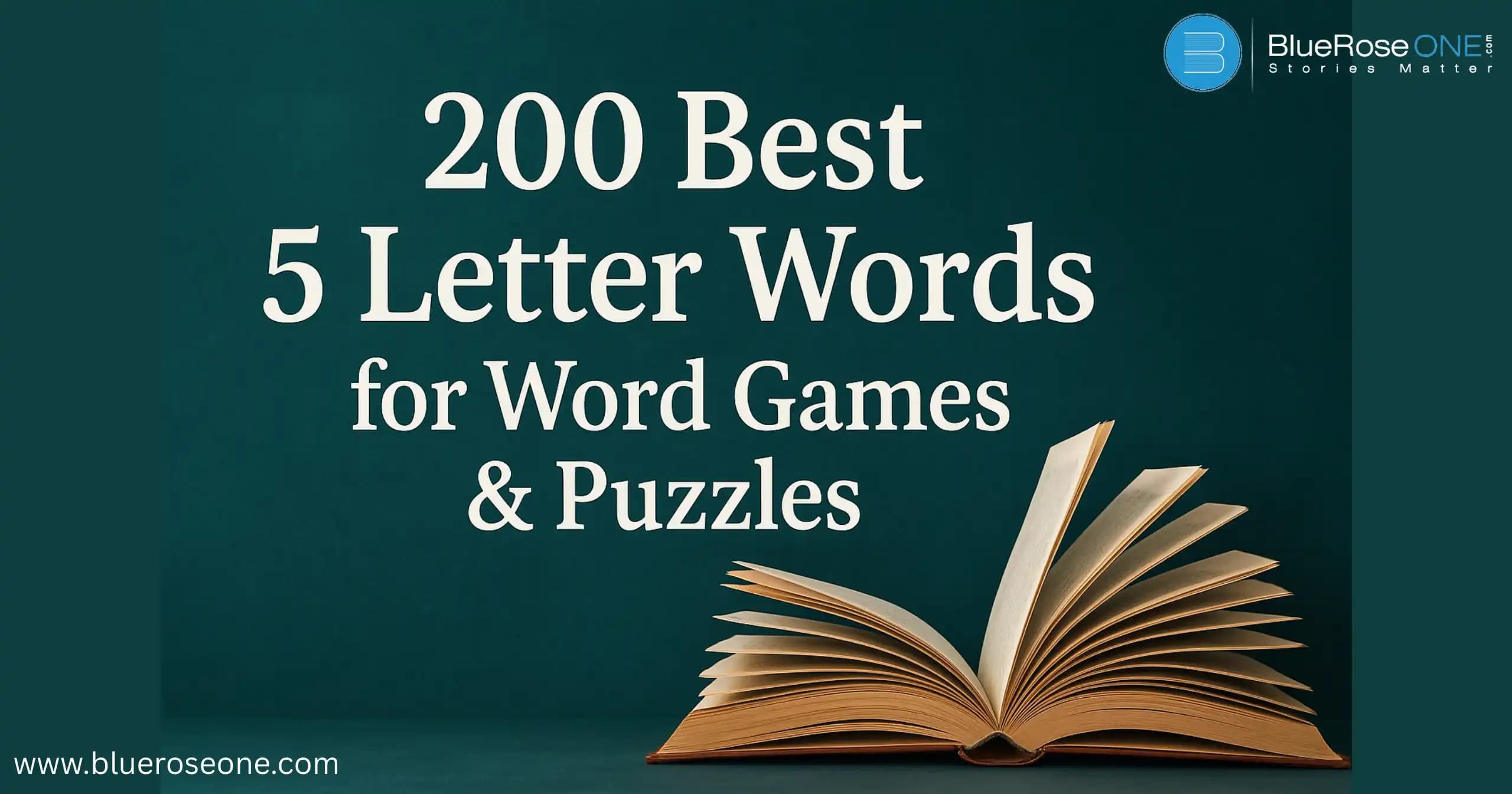 Best 5 Letter Words for Word Games & Puzzles