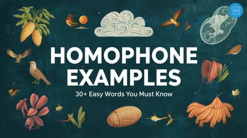 homophone examples 30 easy words you must now