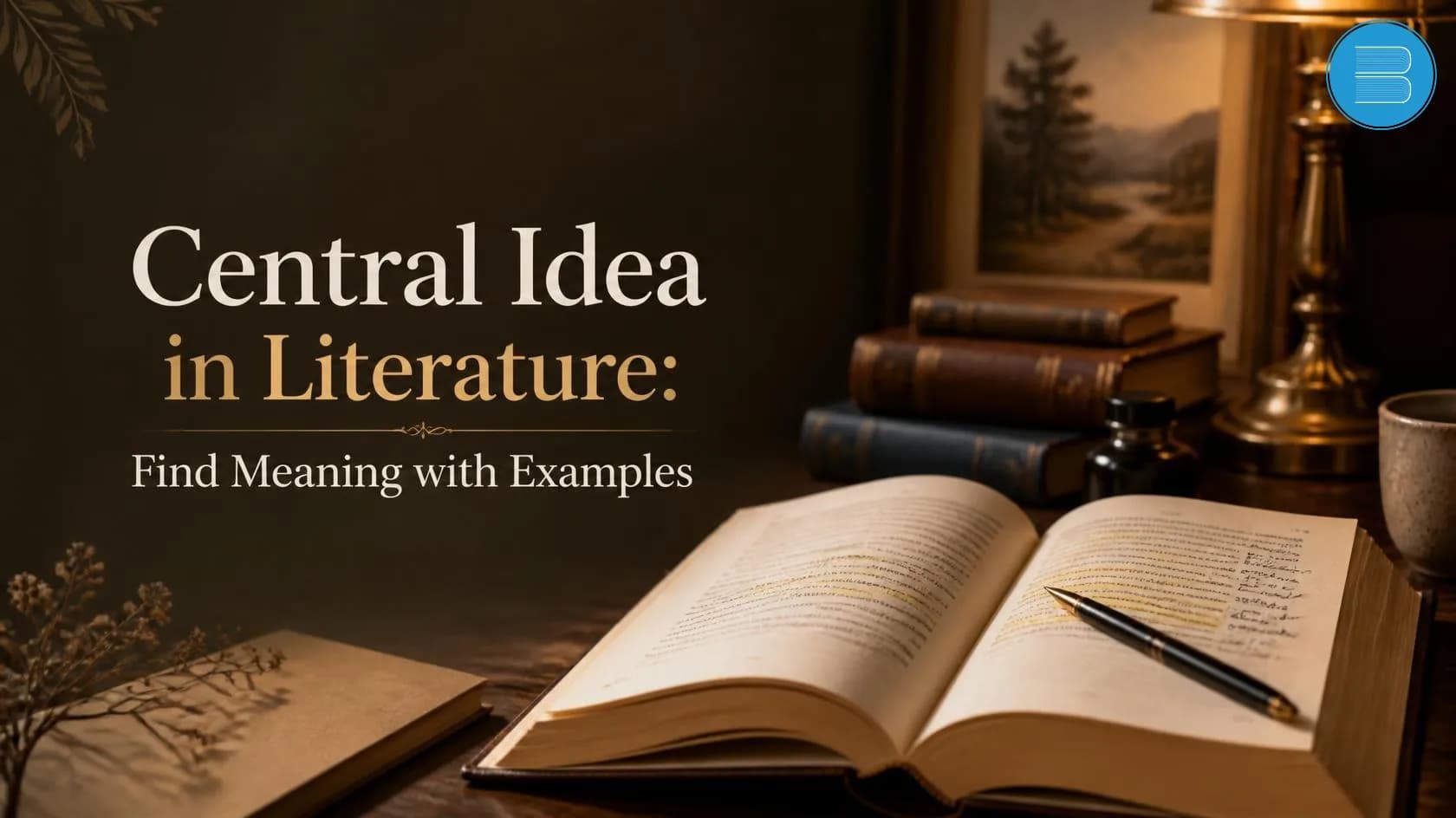 central idea in literature find meaning with examples