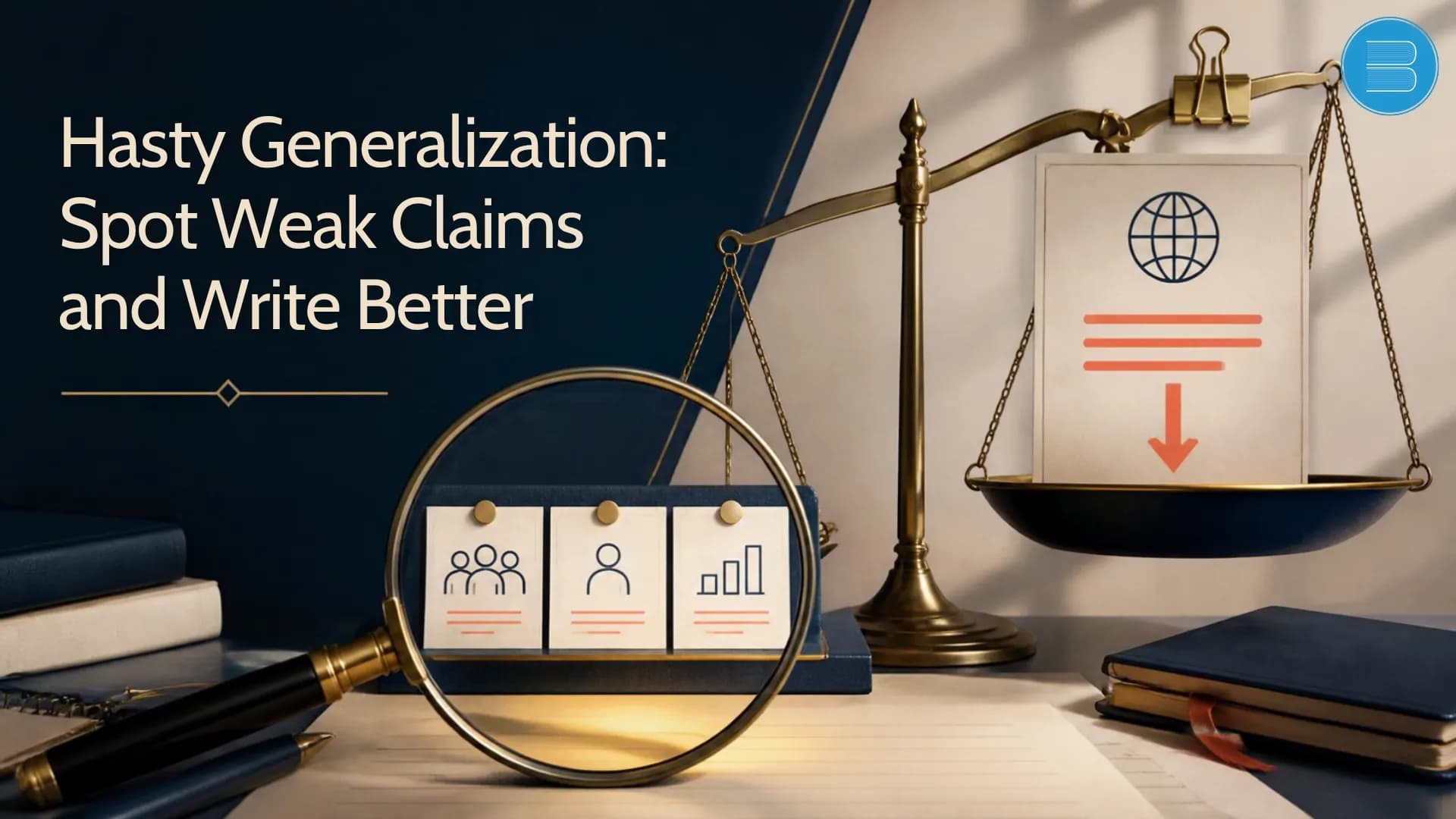 Hasty Generalization Spot Weak Claims and Write Better