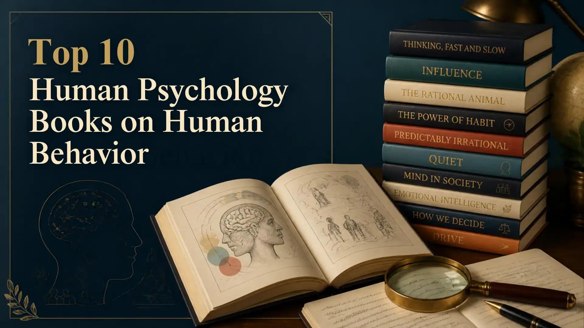 top 10 human psychology books on human behavior