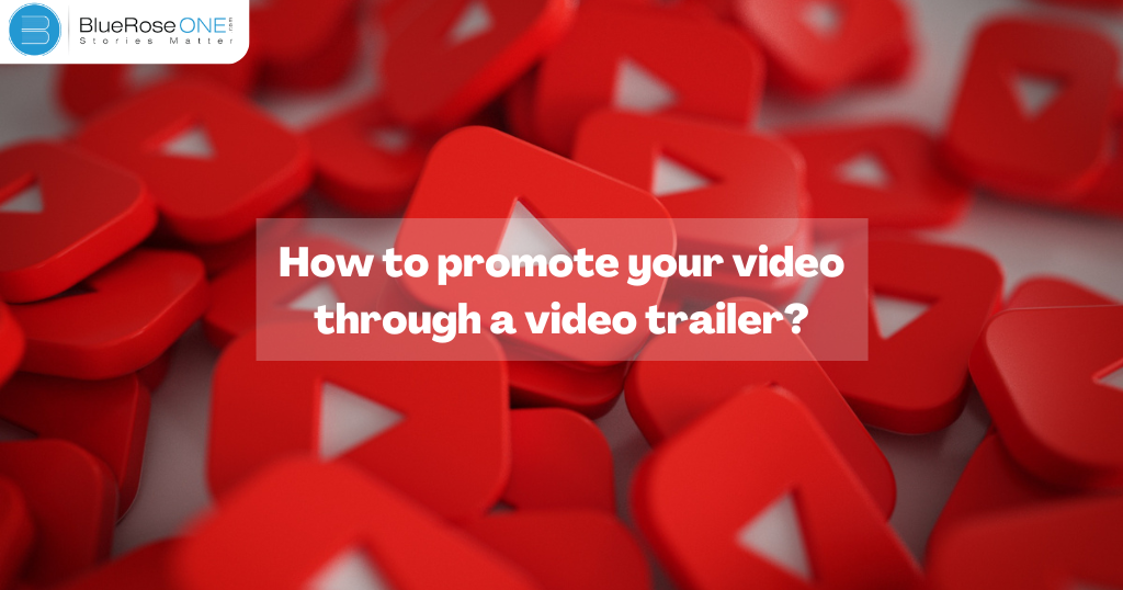 How can you promote your book through a video trailer?