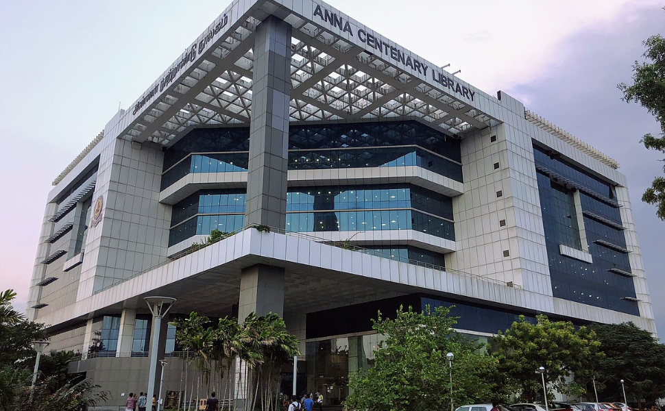 Anna Centenary Library, Chennai - biggest library in India
