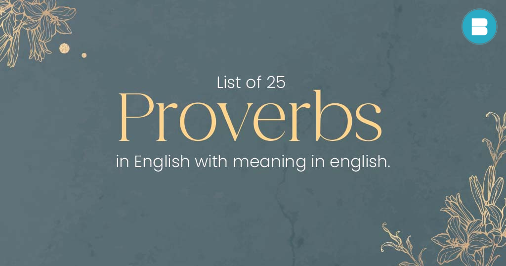 proverb examples