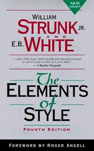 The Elements of Style by William Strunk Jr. and E.B. White_ Best non fiction books to Read