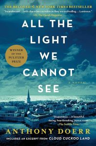 all the lights we cannot see - best historical book to read