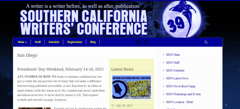 southern california writers conference - best writing conference