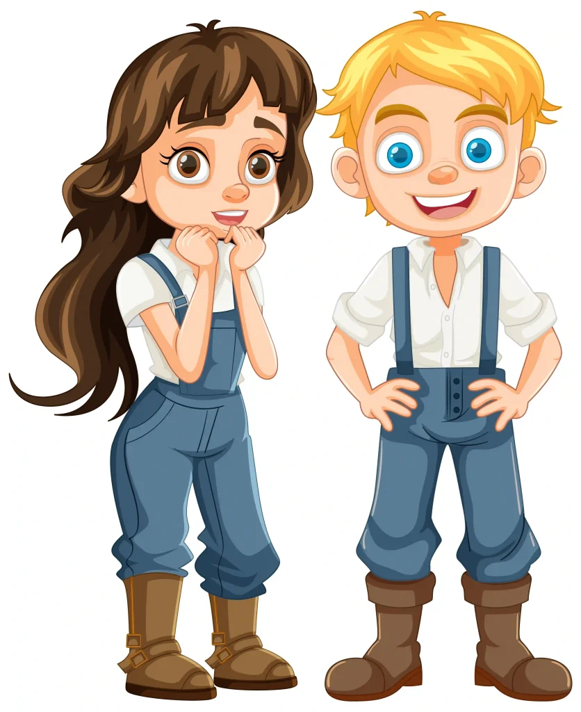 flat character examples