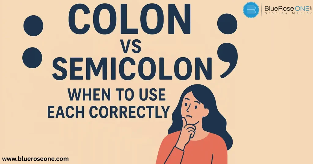 Colon vs Semicolon: When to Use Each Correctly